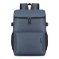 Blue large capacity insulated backpack outdoor portable thermal cooling picnic camping travel bag - Blue