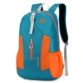 Sac à dos de randonnée léger bleu et orange, capacité 29L, sac de voyage idéal. - Bleu lac