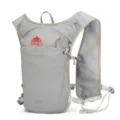 Lightweight breathable hydration running backpack, marathon cycling vest bag for outdoor sports. - Gray Orange