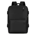 Black Large Capacity Travel Laptop Backpack, Durable Business Casual Daypack for Women - Black