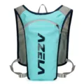 Lightweight running hydration backpack vest for mountain cycling, marathon, and outdoor sports. - Regular / Green