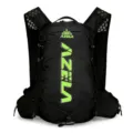 Leichter schwarzer Radsport-Rucksack mit atmungsaktiven Netzgurten für Outdoor-Aktivitäten. - Schwarz & Grün