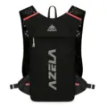 Μαύρο σακίδιο γιλέκο trail running με δικτυωτούς ιμάντες για εξωτερικά αθλήματα. - Ένα μέγεθος / Μαύρο