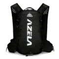 AZELA black lightweight nylon cycling backpack for outdoor sports running and hiking - Black and White