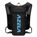 Black Running Backpack Breathable Mesh Sports Hydration Vest for Marathon Hiking Cycling - Regular / Black with Blue