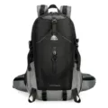 Μαύρο-γκρι ορειβατικό σακίδιο πλάτης 40L, επαγγελματική αθλητική τσάντα πεζοπορίας. - 40L / Premium Μαύρο