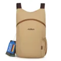 Leichter faltbarer Rucksack Freizeit Reise Tagesrucksack Outdoor Sport Wanderpackung khaki - Khaki