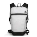 AZELA white grid outdoor hiking backpack running cross-country lightweight sports bag SKU - Single Bag / White