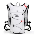 Weißer Lauf-Trinkrucksack leicht atmungsaktiv Marathon Sport Outdoor Radfahren Weste. - Einzelne Tasche / Weiß