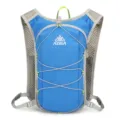Blauer Laufrucksack, Marathon Trinkweste, leichte Sporttasche mit atmungsaktiven Netzgurten. - Einheitsgröße / Saphirblau