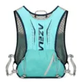 Lightweight breathable running backpack marathon hydration vest for outdoor hiking sports - 5l / Green