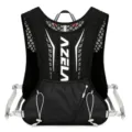 Black running hydration vest backpack marathon cycling outdoor hiking sports bag 1pc - 5l / Black