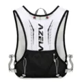 Azela running vest backpack, breathable mesh cross-country hiking sports hydration pack. - 5l / White