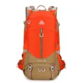 Orange khaki 36L outdoor hiking backpack sports camping rucksack for travel and trekking - Orange