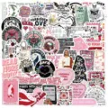 Aesthetic reading book stickers pack waterproof vinyl decal for laptop water bottle guitar DIY - 50 Sheets / DD275 - Hot-Selling Star Film - 50 Pcs