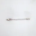 Stainless Steel Extension Chain Jewelry Findings Lobster Clasp Tail Chain Bracelet DIY - 9mm Extension Chain with Teardrop