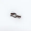 Silver tone metal elephant trunk jewelry clasp DIY necklace bracelet connector piece - S / White Gold