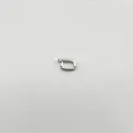Silver-plated DIY universal clasp accessory for pearl necklace and pendant jewelry. - Without Ring / White