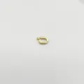 Gold plated DIY jewelry pendant clasp universal snap bail connector for pearl necklace making - Without Ring / Gold