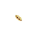 Gold Gourd Shaped Magnetic Clasp for Pearl Necklace Bracelet Metal Connection Jewelry - Gold 6mm