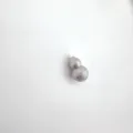 Silver brushed gourd screw clasp for pearl necklace and bracelet jewelry DIY making. - Brushed Gourd Clasp / 6.5mm / White
