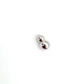 Gourd shape metal screw clasp for pearl necklace bracelet jewelry making DIY accessories. - Smooth Gourd Clasp / 6.5mm / White