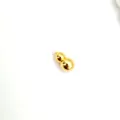 Gold gourd screw clasp for pearl necklaces and bracelets, copper plated DIY jewelry findings. - Smooth Gourd Clasp / 6.5mm / Gold