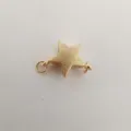 Gold star magnetic necklace clasp detail view, premium jewelry making DIY accessory clasp. - Star Gold