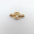 Gold T-Bar Toggle Clasp Baguette Zircon DIY Necklace Bracelet Jewelry Connector Accessory - Large Gold