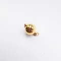 Gold ball clasp for DIY necklaces and bracelets, secure jewelry making findings hardware. - 10mm / Gold