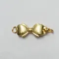 Gold Bow Heart Necklace Clasp S925 Silver DIY Jewelry Connector Accessory Variant - Heart / Gold