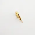 DIY gold-plated jewelry bail connector clasp for pearl pendant necklace making accessories - Plain Clasp / 7*16mm / Gold