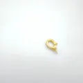 Gold DIY jewelry clasp bail connector for pearls pendant necklaces jewelry making accessories - Smooth Connected Clasp / 7*13mm / Gold