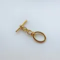 Gold metal OT clasp T-bar toggle connector for DIY jewelry making bracelets necklaces findings - B Gold