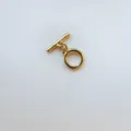 Gold metal OT clasp toggle clasp for handmade jewelry necklace bracelet accessories golden variant - A Gold