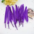 Μωβ χειροποίητα φτερά DIY για αξεσουάρ γάμου και διακοσμητικά είδη χειροτεχνίας. - Βαθύ μωβ