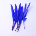 Blue craft feathers for DIY handmade wedding decoration and accessories supplies - Sapphire Blue