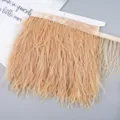 Ostrich feather trim ribbon DIY sewing apparel wedding dress costume decoration material - 05