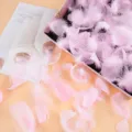 Fluffy pink craft feathers for DIY weddings, party decorations, and bobo balloon fillers. - Pink