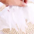 Bande de plumes blanches accessoire DIY artisanal pour vetement et belle decoration - Blanc