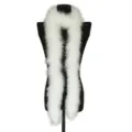 Boa en plumes blanches echarpe duveteuse accessoire de vêtement pour fete mariage 1pcs - Blanc cassé