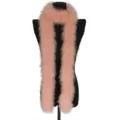 Pink feather boa fluffy feather scarf apparel accessory wedding party costume decoration prop - Champagne