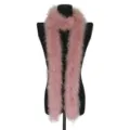 Pink feather boa fluffy feather strip costume accessory for party decoration and dress up - Dusky Pink