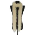 Beige fluffy feather boa scarf, thickened and lengthened, ideal clothing accessory. - Light Coffee