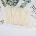 Cinta de flecos de plumas de avestruz para vestido de novia costura manualidades DIY - 16
