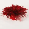 Plumes rouges DIY accessoires de cheveux faits à la main vêtements attrape-rêves - Rouge Vif