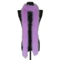 Fluffy purple feather boa, thickened costume feather scarf and apparel accessories. - Light Purple