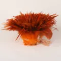 Orange feather craft accessory DIY handmade headdress material dream catcher cat stick decor - Orange