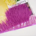 Ostrich feather fringe trim 10-13cm for clothing decoration DIY craft apparel accessories - 39