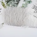 Cinta de flecos de plumas de avestruz 8-10cm para vestido de novia DIY accesorios de costura. - 21